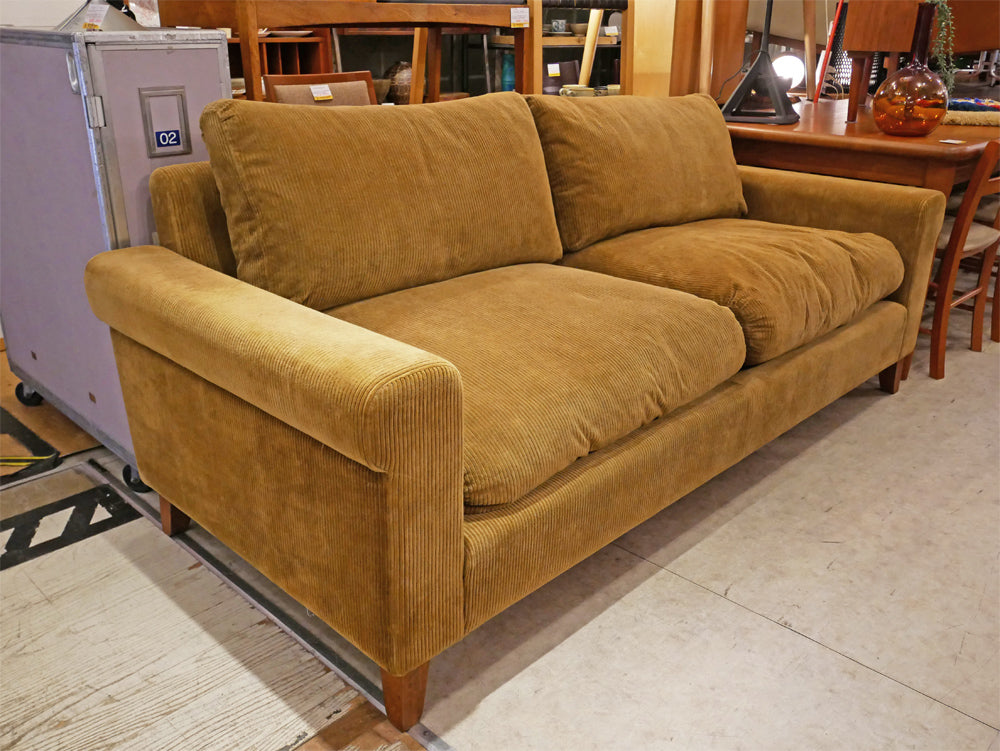 トラックファニチャー TRUCK FURNITURE FK ソファ 3人掛け FK SOFA 3-SEATER ウォールナット無垢材 コーデュロイ ～ずっと使いたいこだわりのソファ～