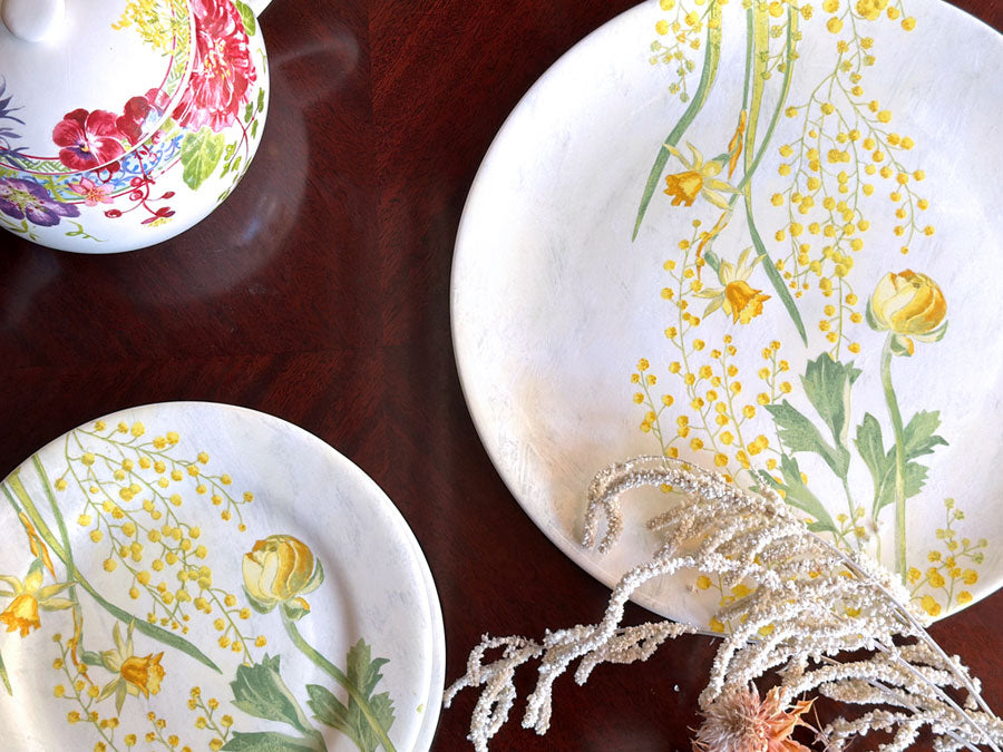 特集：GIEN Mimosa Mille Fleur France table ware collection