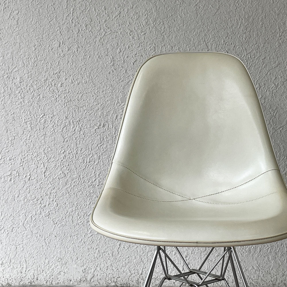 ハーマンミラー Herman Miller サイドシェルチェア サード 3rd FRP PVCレザー パーチメント ロータイプ エッフェルベース イームズ ビンテージ vintage～名作チェアの魅力～