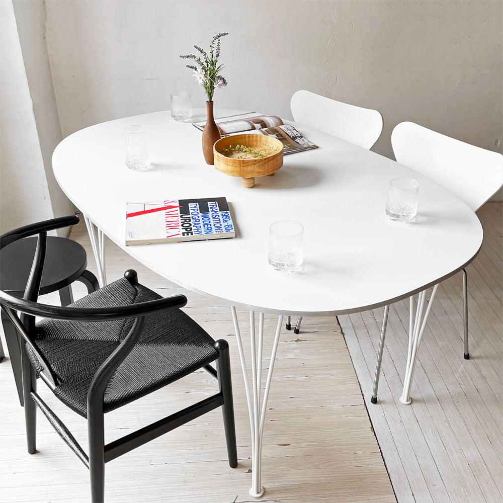 【下北沢店】フリッツハンセン Fritz Hansen Bテーブル スーパー楕円テーブル ダイニングテーブル ピート・ハイン ブルーノ・マットソン アルネ・ヤコブセン デンマーク 北欧家具 買取させていただきました。