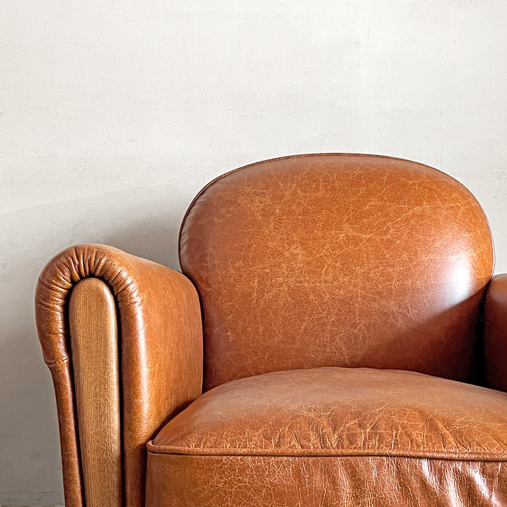 アクメファニチャー ACME Furniture オークス クラブチェア クラックレザー OAKS CLUB CHAIR CRACK LEATHER 牛革 ナラ材 ～ 憧れを叶えるソファ ～