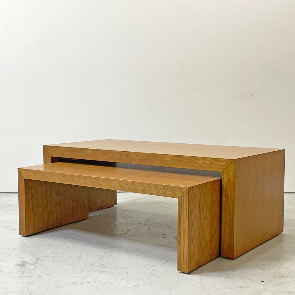 【祖師ヶ谷大蔵店】イーセンアーレン ETHAN ALLEN ネストテーブル 2連 サイドテーブル ナチュラルデザイン 米国家具 買取させていただきました。