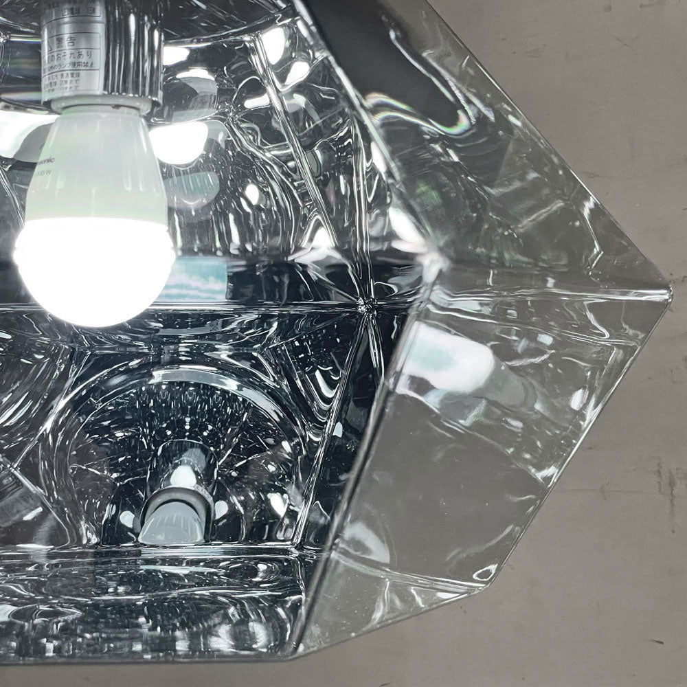 トムディクソン Tom Dixon カット ショート ペンダントライト Cut Short Pendant クローム色 廃番 ～宝石のような照明～