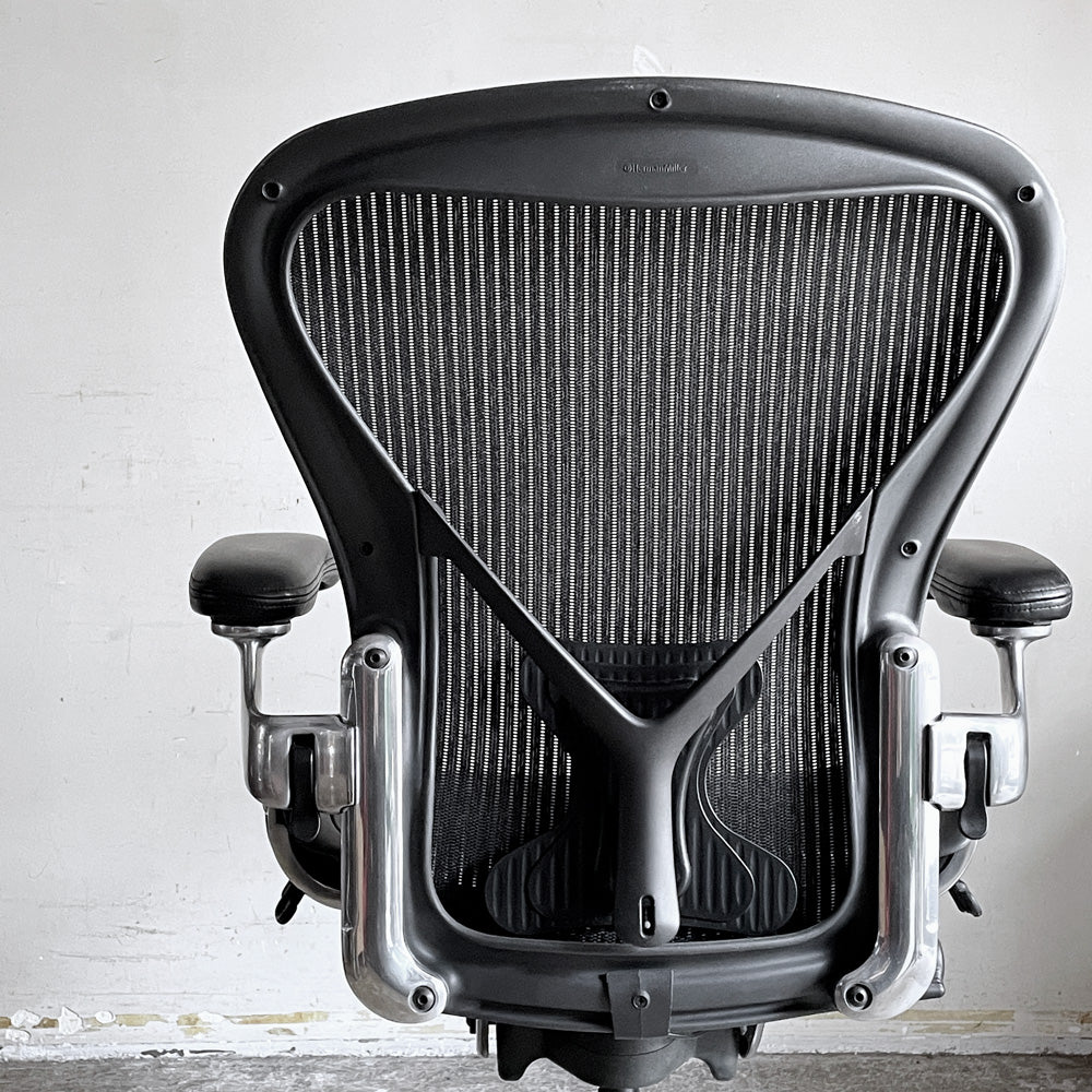 ハーマンミラー Herman Miller アーロンチェア スタンダード Bサイズ ポスチャーフィット ポリッシュドアルミベース ビル・スタンフ＆ドン・チャドウィック ～ 欲張りデスクチェア ～