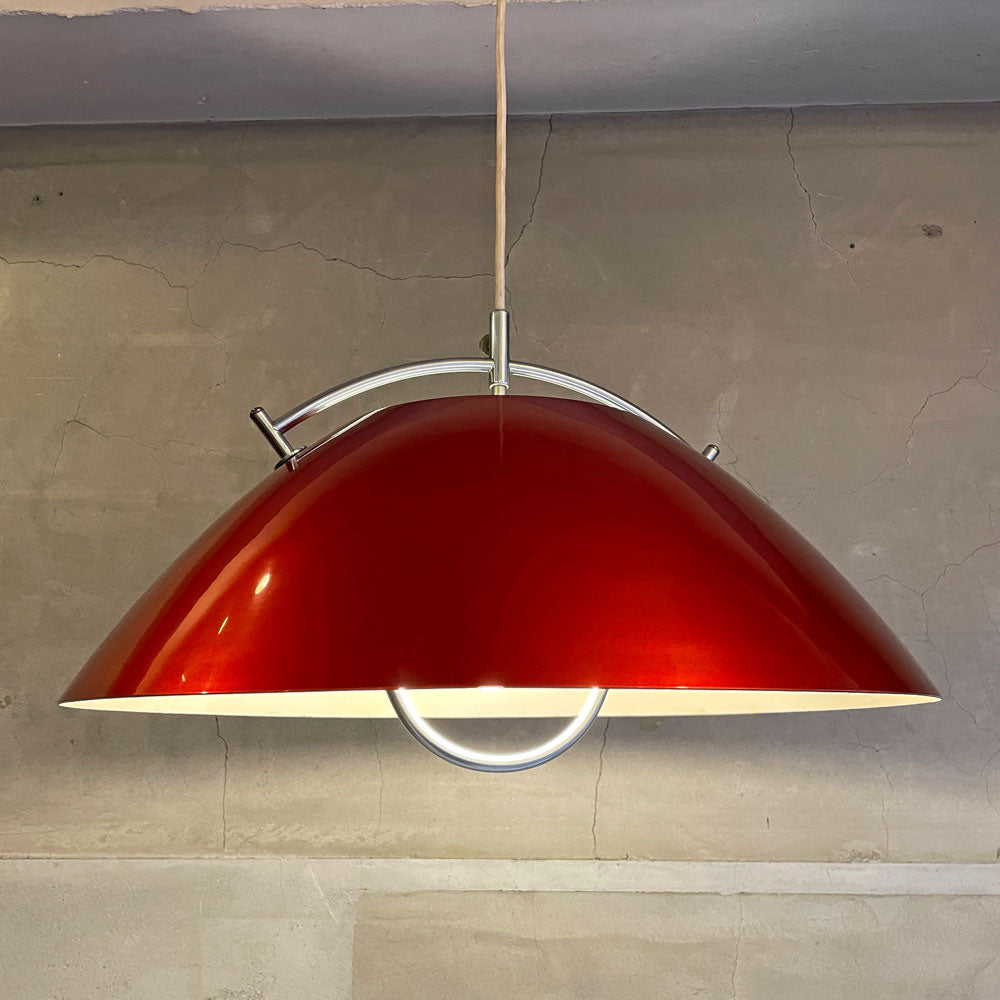 ルイスポールセン Louis Poulsen ザ・ペンダント THE PENDANT レッドカラー ウェグナーデザイン Hans j. Wegner デンマーク 北欧ビンテージ 希少～部屋の舵を握るのは照明だ～