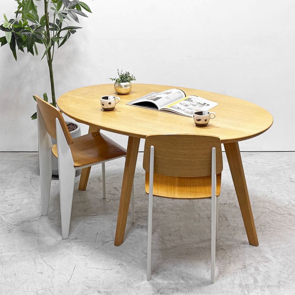 【祖師ヶ谷大蔵店】柏木工 KASHIWA ソフィー Sophie オーク無垢材 ダイニングテーブル オーバル型 W135cm ナチュラルデザイン 飛騨家具 買取させていただきました。