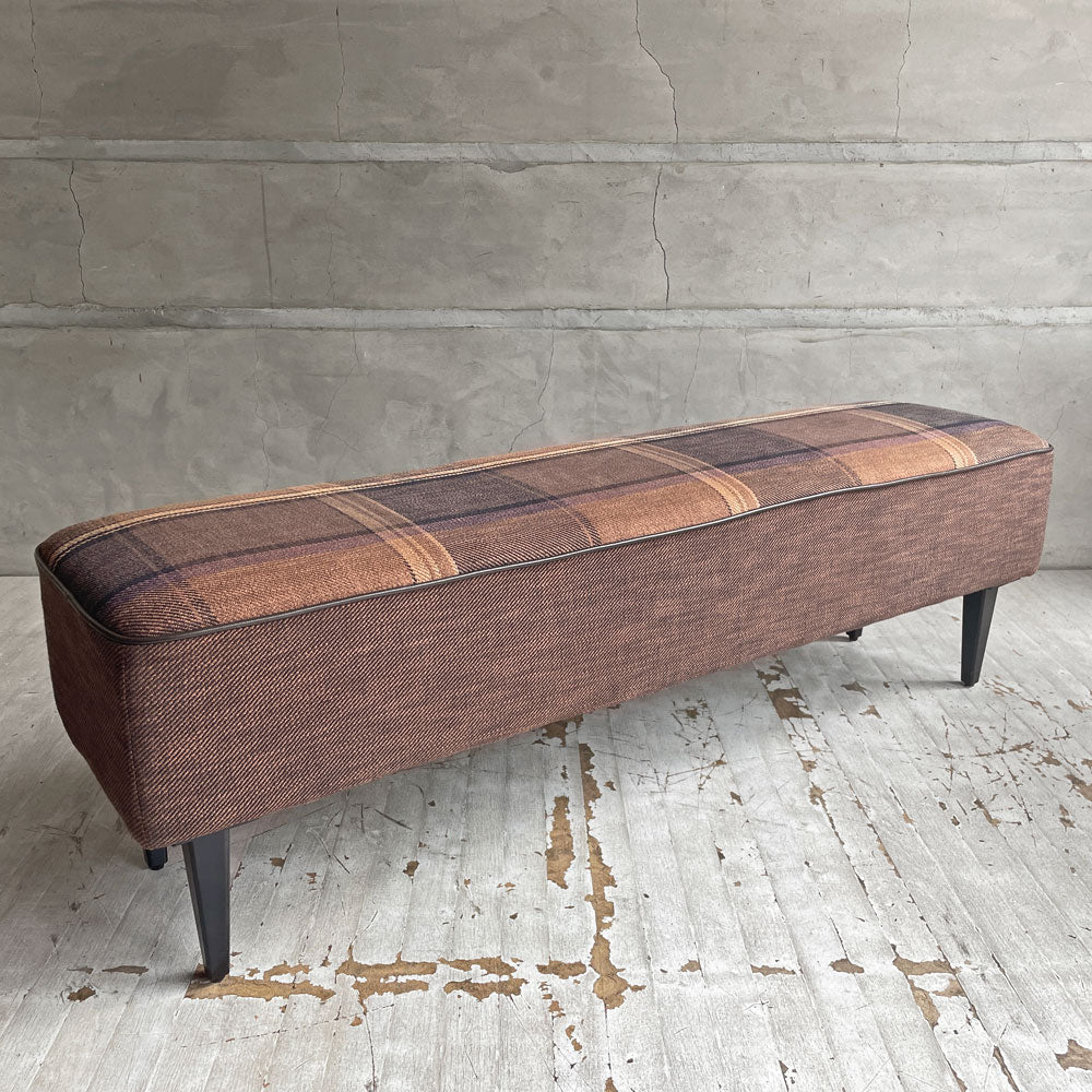 【学芸大学店】クラッシュゲート CRASH GATE タブレザーワークス tabu Leather Works チェルシー CHELSEA ベンチ 2Pスツール チェック柄 廃番 買取させていただきました。