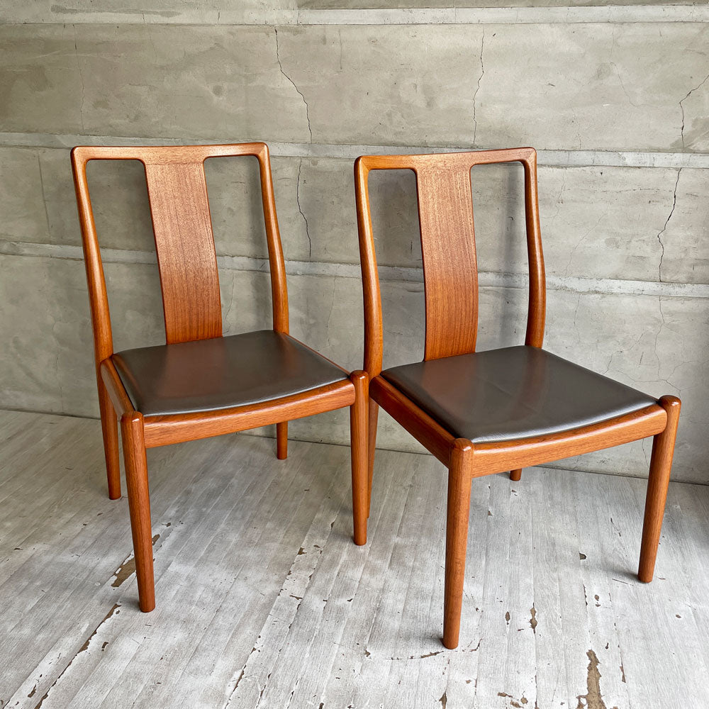 【学芸大学店】家具蔵 KAGURA ヴィンテージⅡ VINTAGEⅡ ダイニングチェア チーク無垢材 クラフト家具 国産家具 希少 2脚 買取させていただきました。
