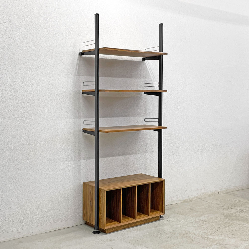 【登戸BASE EC店】オカムラ okamura GKデザイン ホームユニット ウォールシェルフ W93×H215cm 棚板×3 収納付 買取させていただきました。