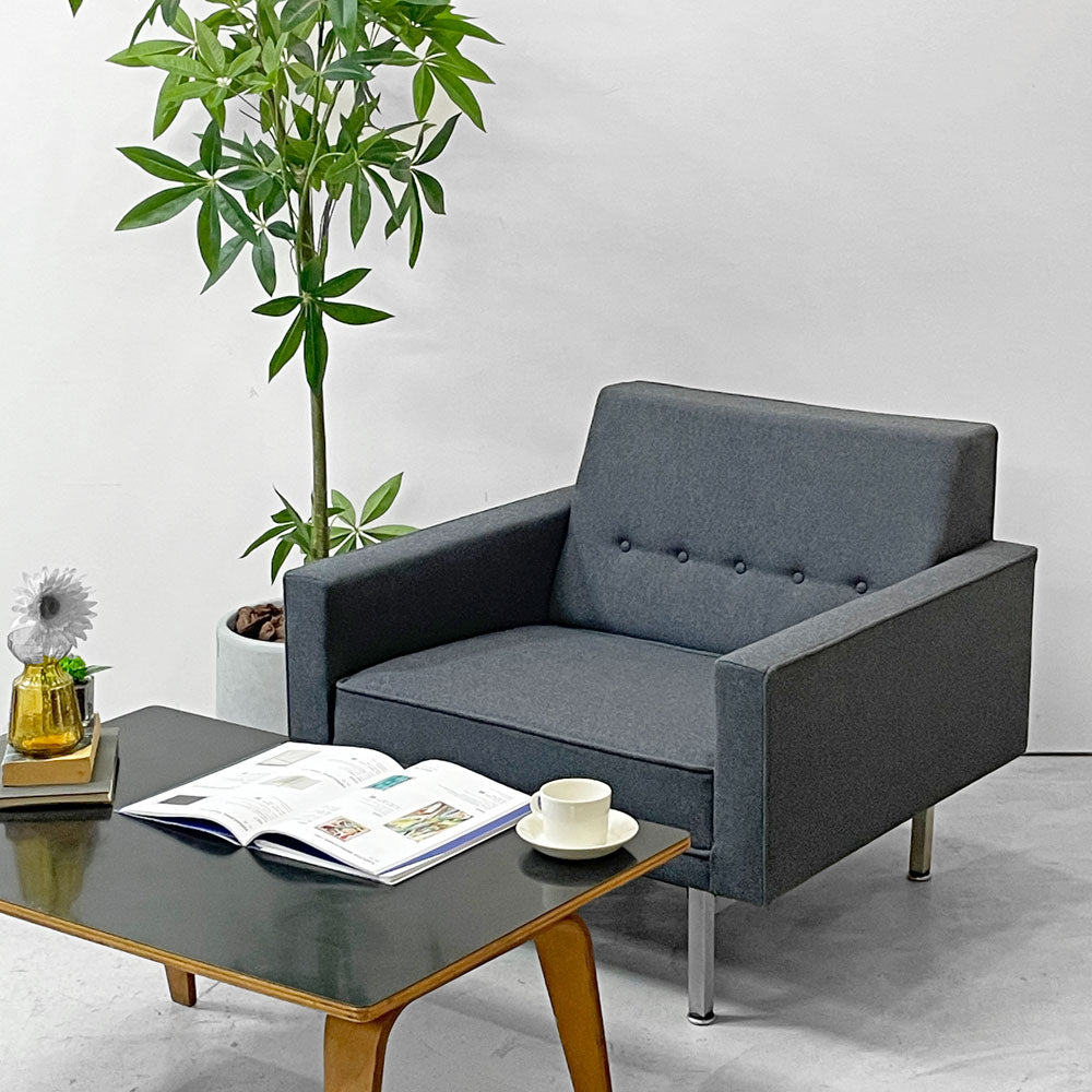 【祖師ヶ谷大蔵店】ハーマンミラー Herman Miller モジュラーシーティンググループ 1Pソファ ラウンジチェア ジョージ・ネルソン ビンテージ ミッドセンチュリーモダン 買取させていただきました。
