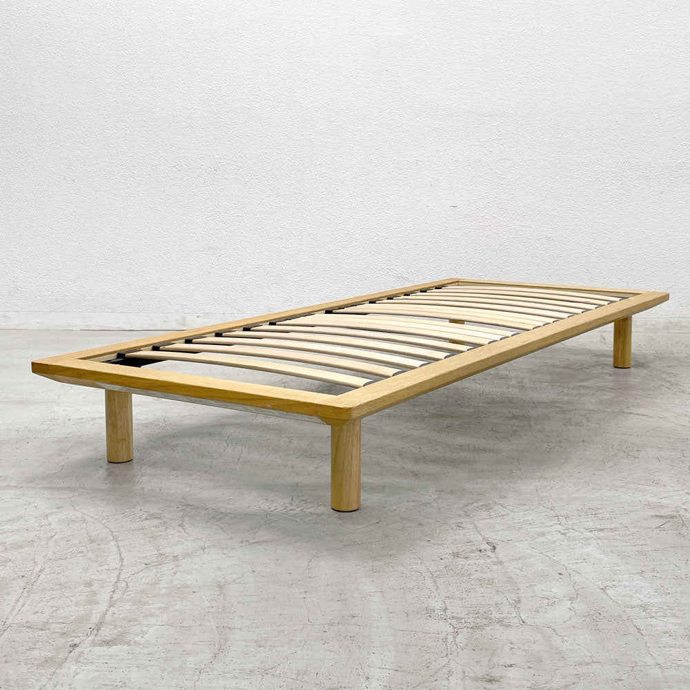 【登戸BASE EC店】木製ベッドフレーム オーク材 スモールサイズ シンプルデザイン ナチュラルカラー 買取させていただきました。