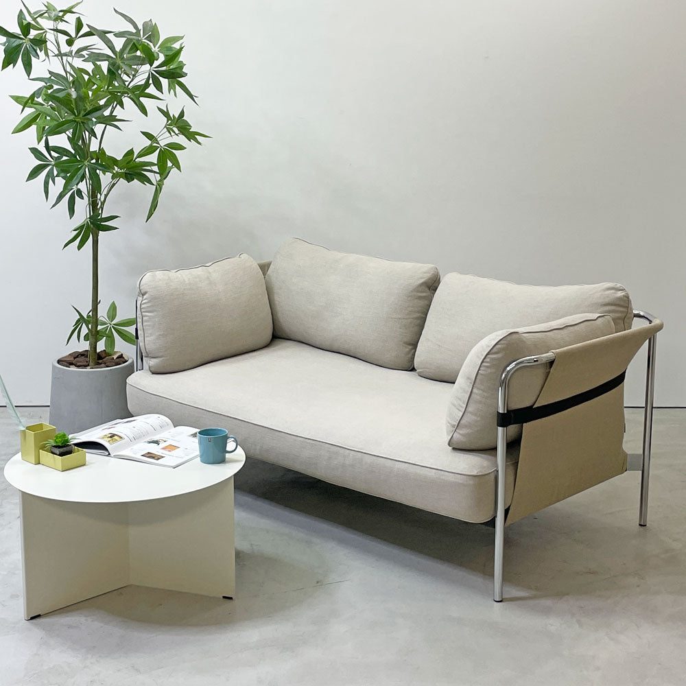 【祖師ヶ谷大蔵店】ヘイ HAY キャンソファ CAN SOFA 2シーター ソファ ロナン＆エルワン・ブルレック Ronan & Erwan Bouroullec ベージュ ファブリック クロームフレーム 北欧モダン 買取させていただきました。