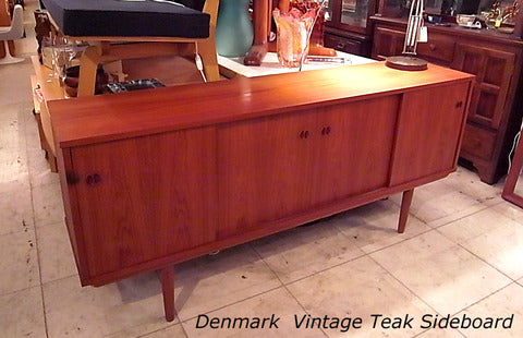 チークウッドに酔いしれる～北欧 Denmark Vintage Teak Sideboard　チーク材サイドボード【買取＆販売＆レンタル】