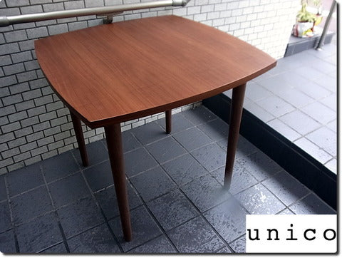 展示品 unico ウニコ HOLM ホルム ダイニングテーブル ウォールナット～お部屋に馴染みやすい北欧テイスト【買取と販売とレンタルのお店】