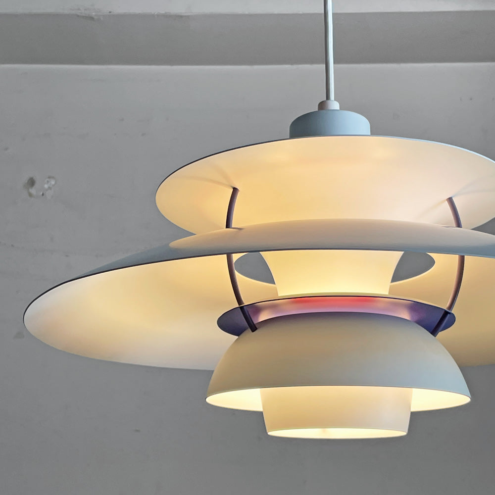 ルイスポールセン Louis Poulsen PH5プラス PH5 plus ホワイト ペンダントライト ポール・ヘニングセン デンマーク 名作照明 ～磨き上げられた灯り～