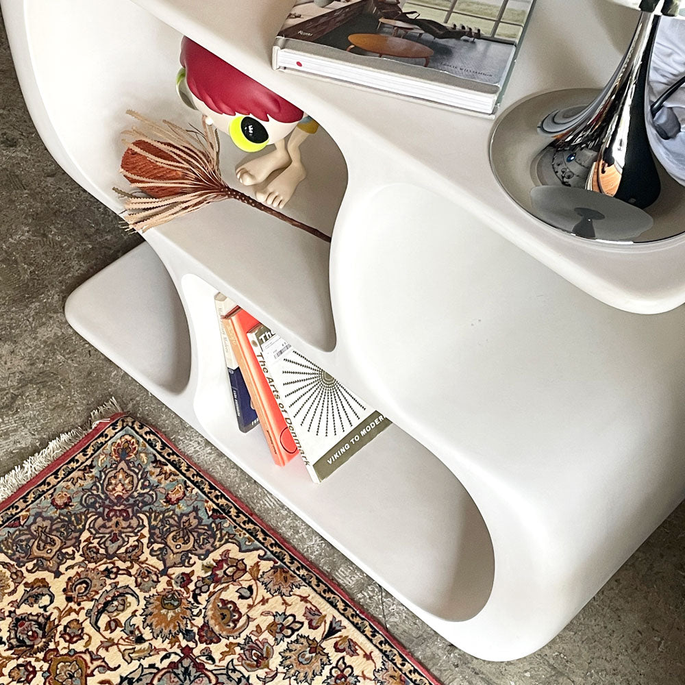 マージナル MARGINAL ドラゴンシェルフ ロータイプ 2段 Dragon Shelf Low FRP樹脂 河谷成樹 ミッドセンチュリー スペースエイジ～空間を彩る和製スペースエイジデザイン～