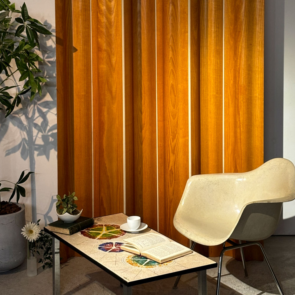 ハーマンミラー Herman Miller モールデッド プライウッド フォールディング スクリーン パーテーション アッシュ C&Rイームズ ～静波のアンビエンス～