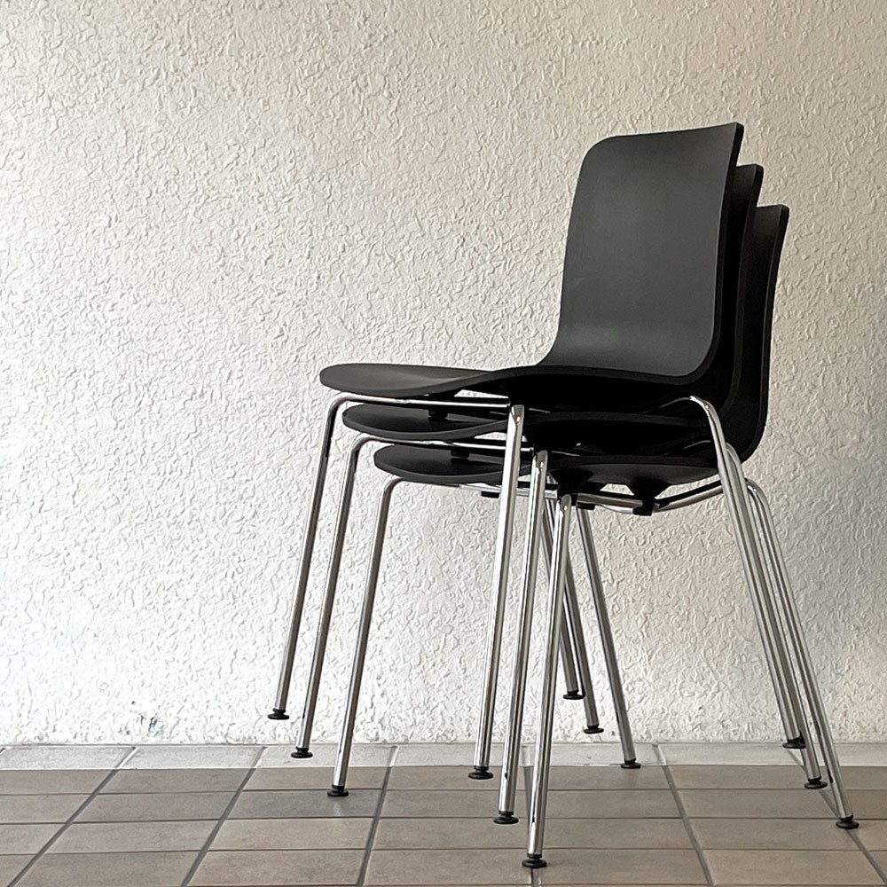 【用賀店】ヴィトラ vitra ハルチューブ HAL Tube サイドチェア ダイニングチェア スタッカブル ブラック ジャスパー・モリソン 買取させていただきました。