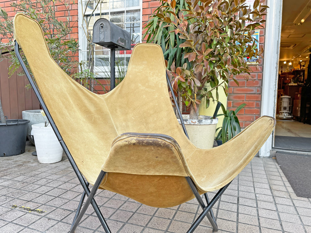 ビンテージ Vintage ビーケーエフ BKF バタフライチェア Butterfly Chair スエード レザー 本革 Jorge Ferrari Hardoy ～長く親しまれてきた名作チェア～