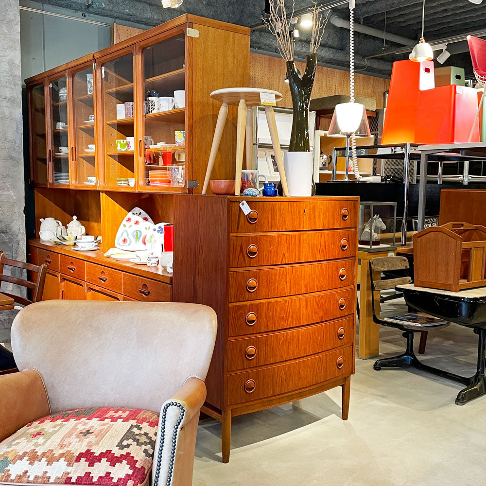 フィールドボール・モベルファブリック Feldballes Mobelfabrik カイ・クリスチャンセン Kai Kristiansen チーク材 6段チェスト～細部に拘りが宿る名作～