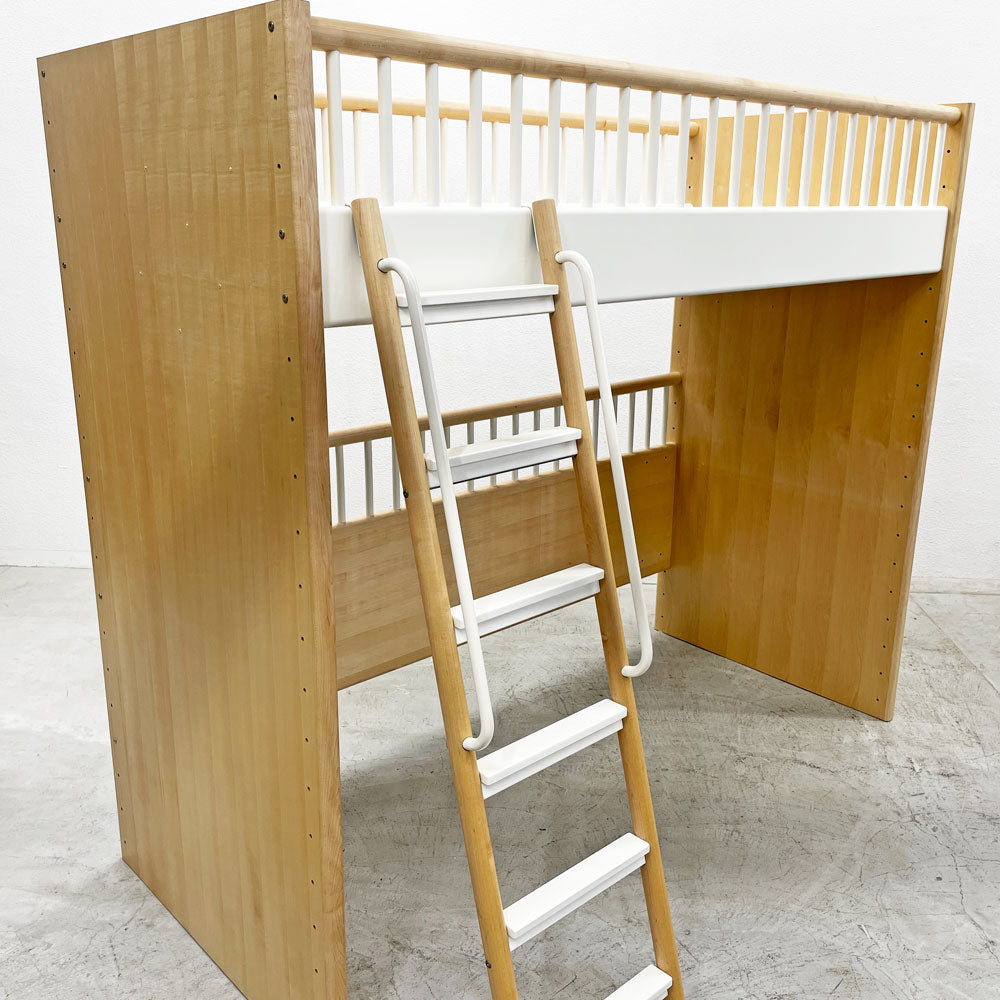 【登戸BASE店】アクタス ACTUS テンポ ロフトベッド Tempo loft bed キッズベッド メイプル材 定価￥289,300- 買取させていただきました。