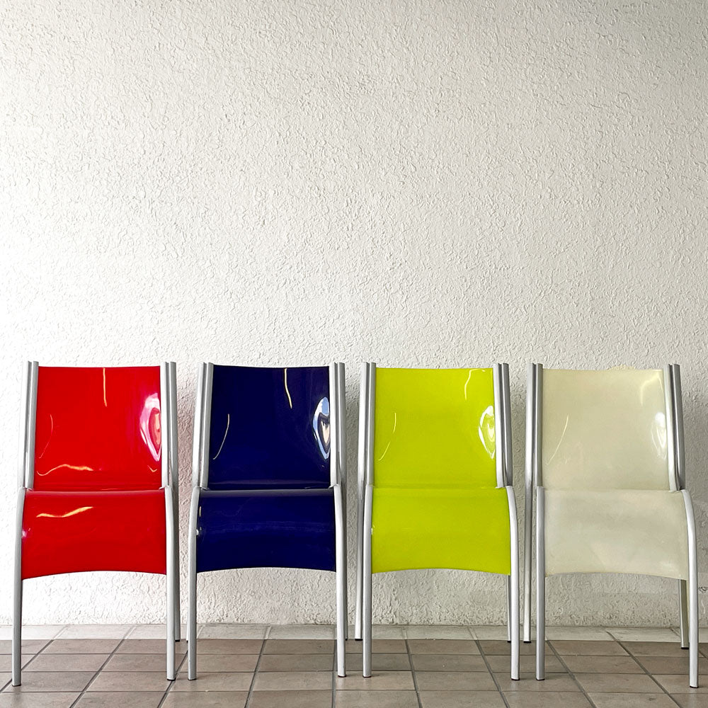 【用賀店】カルテル Kartell FPE chair スタッキングチェア ダイニングチェア アルミ ポリプロピレン  ロンアラッド イタリアモダン 廃番 4脚 買取させていただきました。