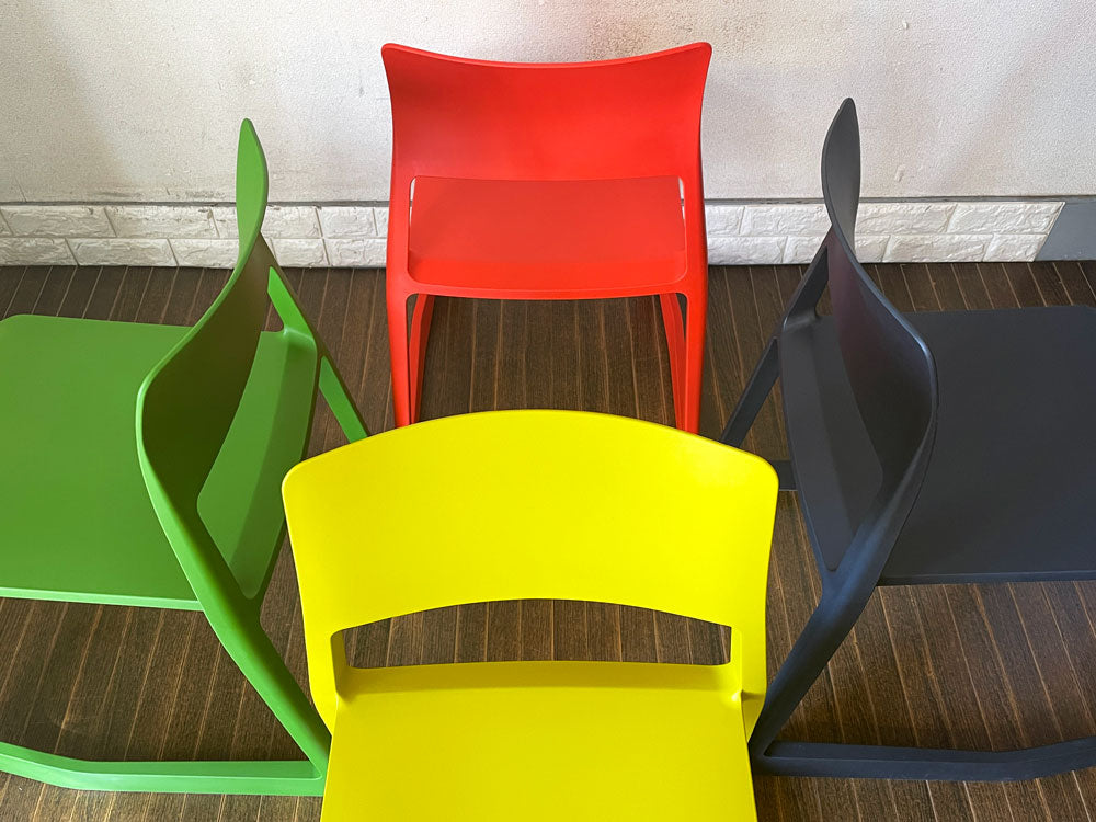 ヴィトラ Vitra ティプトン Tip Ton ワークチェア ダイニングチェア デスクチェア スタッキング チルト機能 定価￥42,900-  ４脚  中古品  買い取りしました。