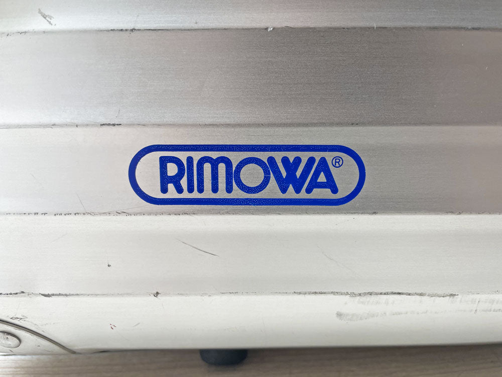 リモワ RIMOWA トパーズ TOPAS アルミ スーツケース キャリーケース 2輪 機内持ち込み可 32L 青ロゴ 廃番希少 ～惜しまれつつ、失われたモノ。～