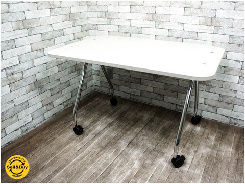 ヴィトラ社 / Swiss Vitra アドホック / Ad Hoc 美品 『 デスク / テーブル - 120×80 』 白 =鬼才 A.チッテリオ '94 ファンクショナルデザイン! =【買取と販売とレンタルのお店】