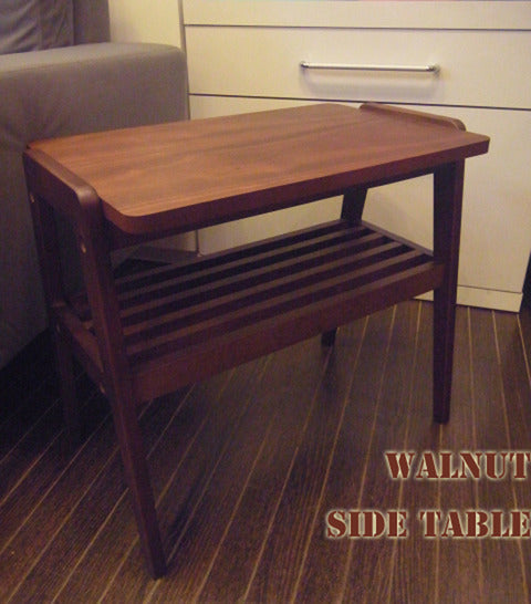いつもあなたの傍に～ウォルナット サイドテーブル Walnut Side Table【買取＆販売＆レンタル】