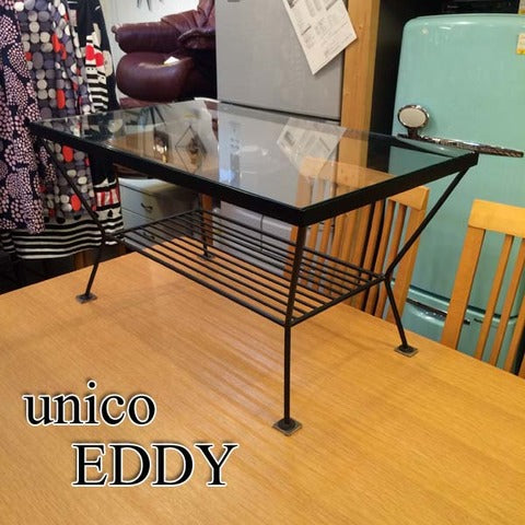 ウニコ unico エディ EDDY リビングテーブル 幅75cm ～ 繊細なデザインが空間を美しく引き締める 【買取と販売とレンタルのお店】