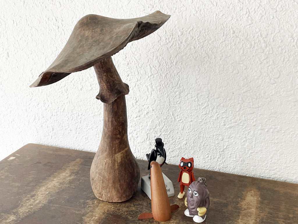 クラフトアイテム Craft Item きのこのオブジェ ハンドメイド ナチュラル アート 作者不明 中古品 買い取りしました。