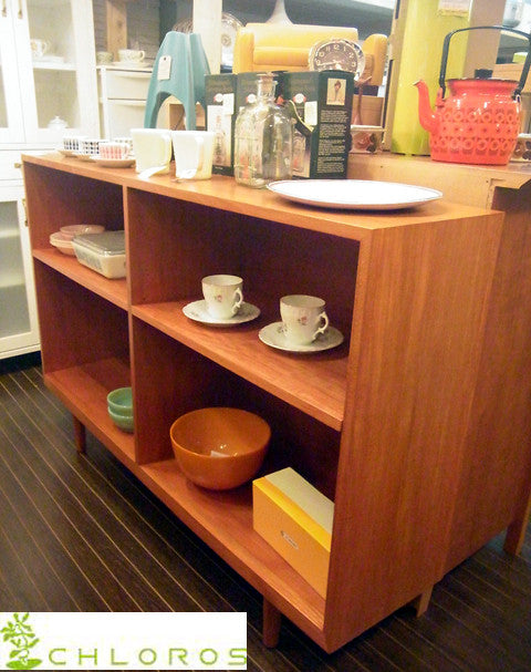北欧モダンインテリア ～ＣＨＬＯＲＯＳ クロロス ２段ブックシェルフ　ワイド【買取＆販売＆レンタル】
