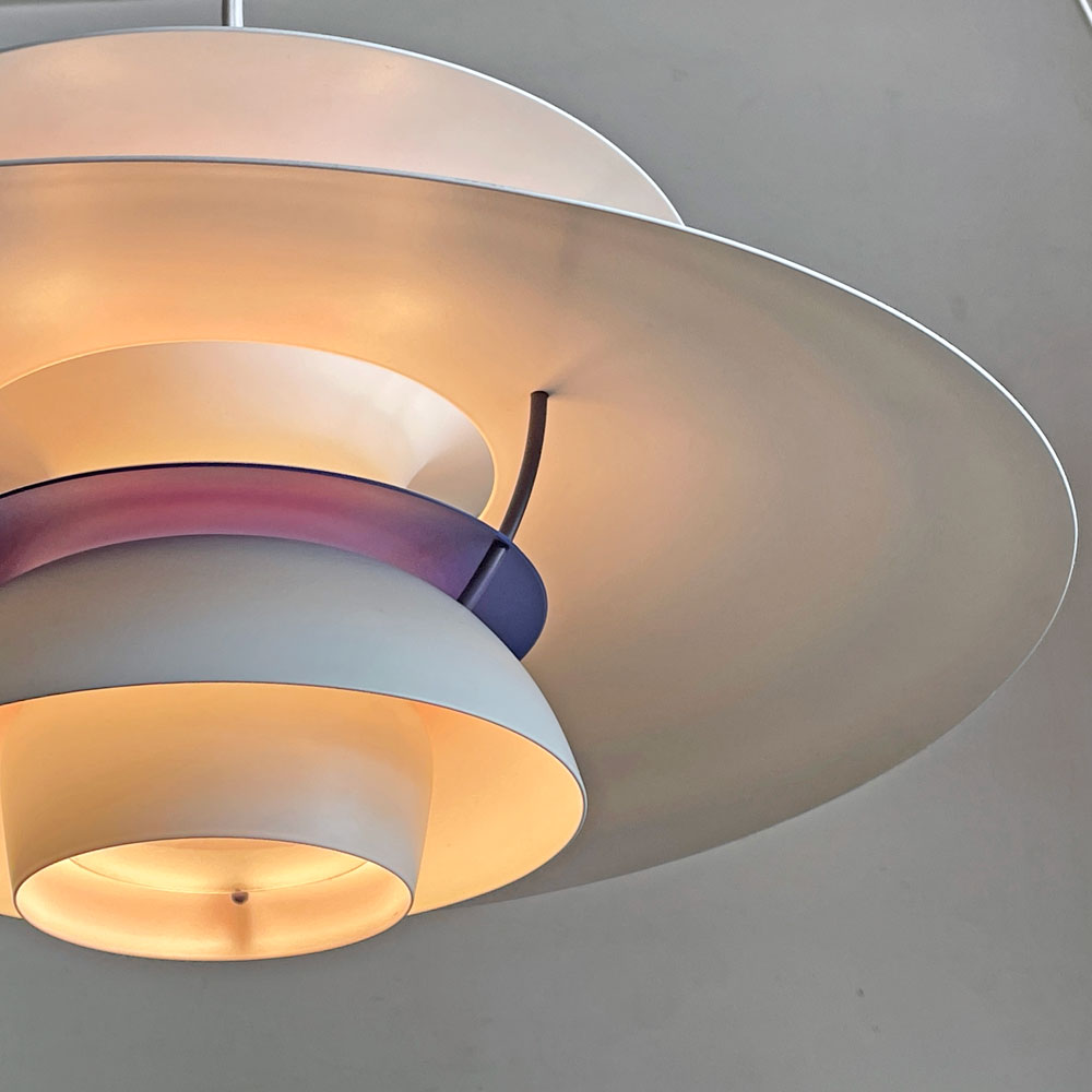 ルイスポールセン Louis Poulsen PH5プラス PH5 plus ホワイト ペンダントライト ポール・ヘニングセン デンマーク 名作照明 ～不滅の灯火～