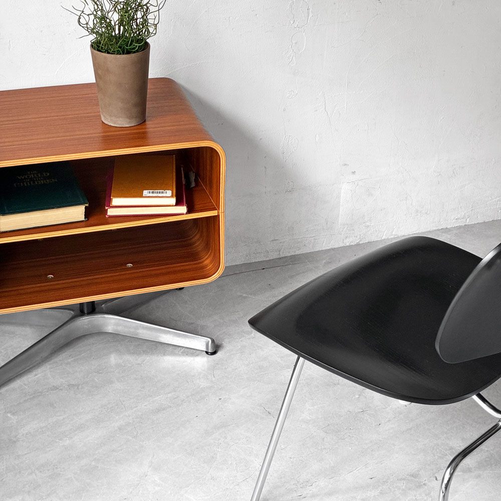 【下北沢店】モダニカ MODERNICA セルシステム Cell System TVボード オープンラック チーク材 プライウッド 回転式メタルベース ミッドセンチュリー 廃盤 買取させていただきました。