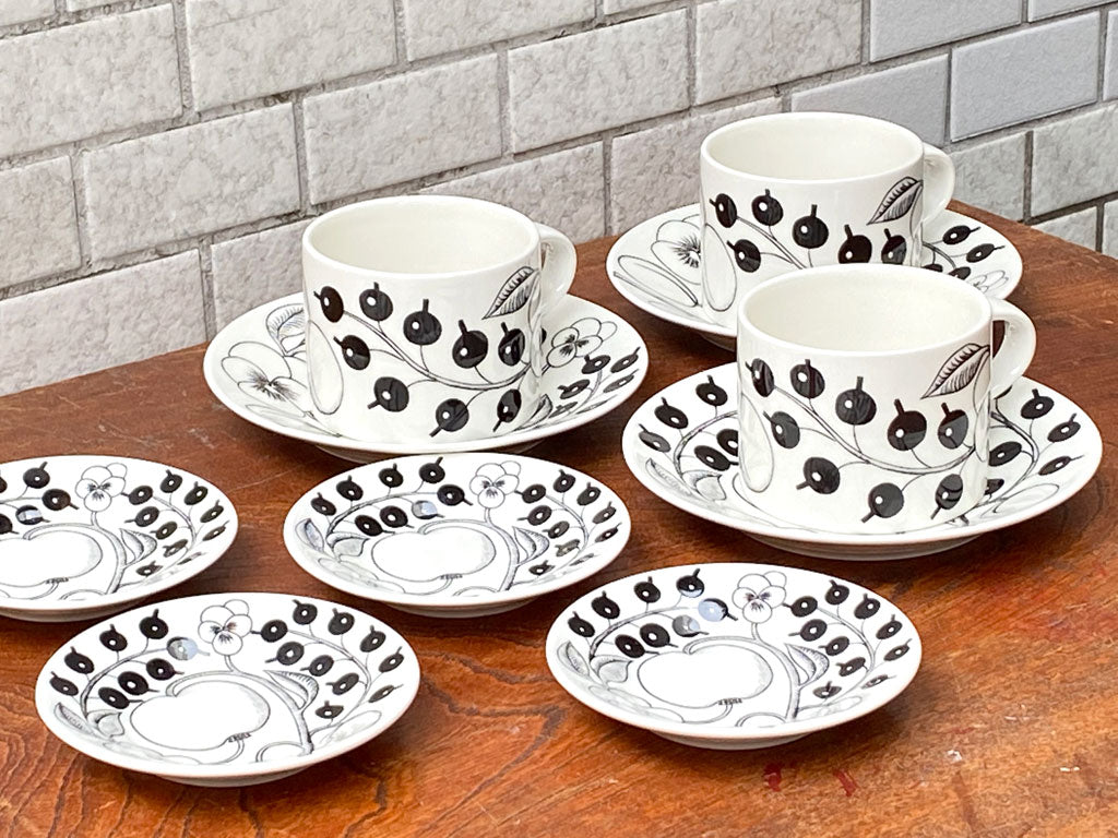 アラビア ARABIA パラティッシ PARATIISI カップ＆ソーサー プレート ブラック 旧ロゴ フィンランド 中古品 買い取りしました。