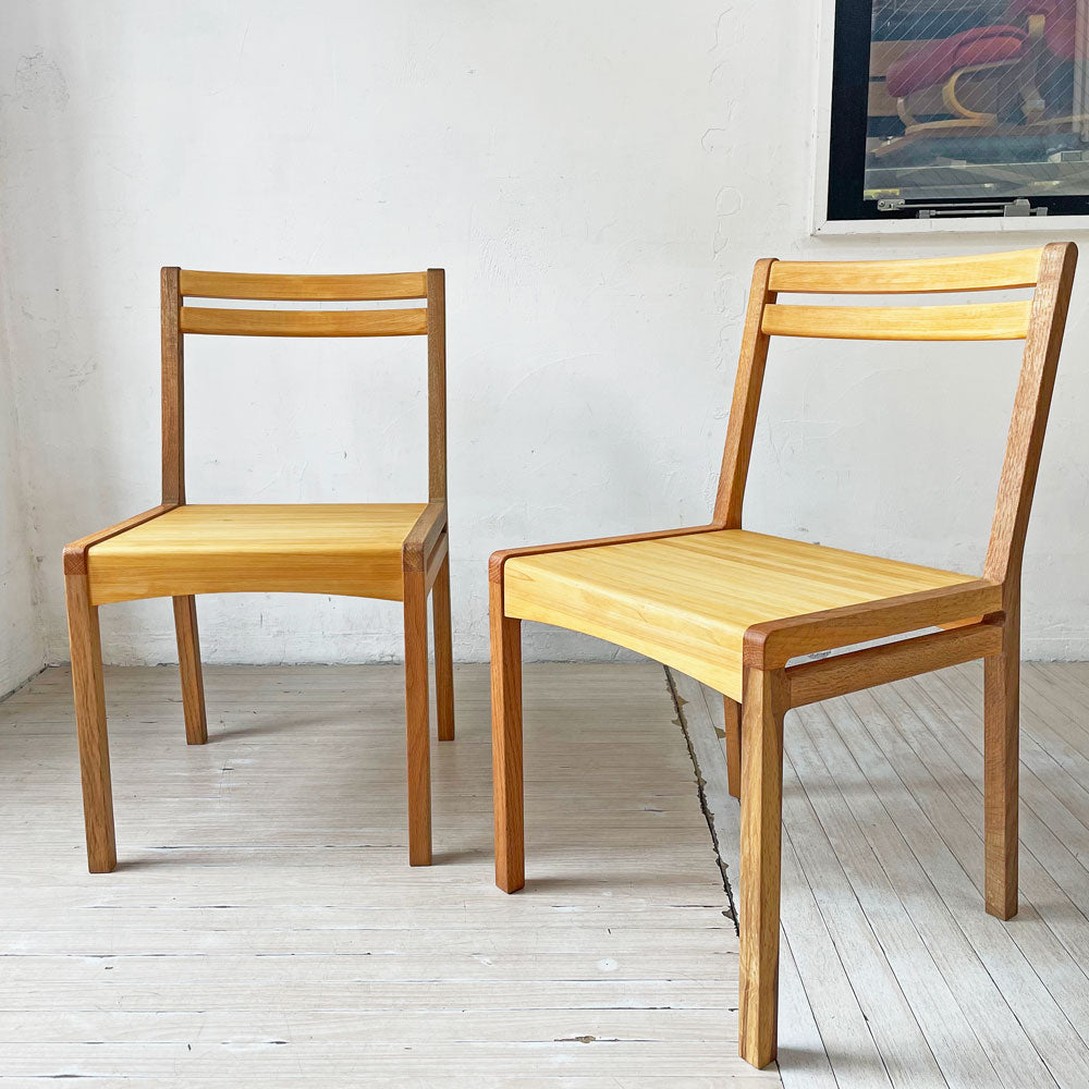【下北沢店】ワイス・ワイス WISE・WISE モロツカ MOROTSUKA サイドチェア Side chair 小泉 誠 クヌギ×ヒノキ 檜 2脚 買取させていただきました。