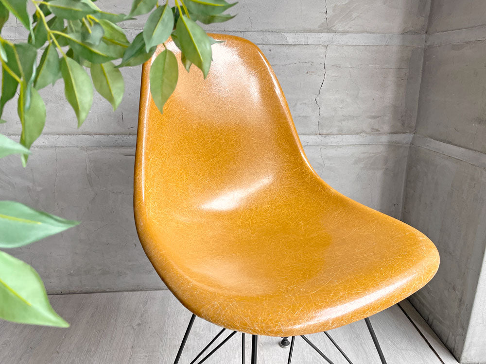 ハーマンミラー Herman Miller サイドシェルチェア セカンド 2nd vintage オークルダーク エッフェルベース イームズ ミッドセンチュリー ～ミッドセンチュリーの代名詞～