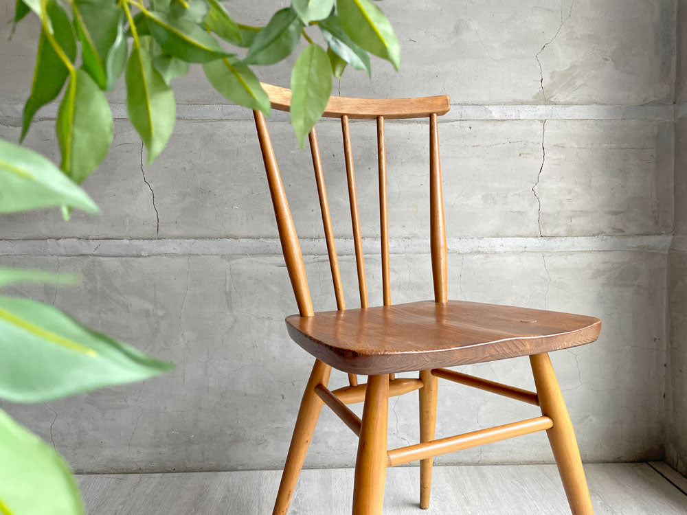 アーコール Ercol スティックバックチェア スピンドルチェア エルム×ビーチ材 UKビンテージ 60's Vintage 英国家具 ～英国の定番名ビンテージ～