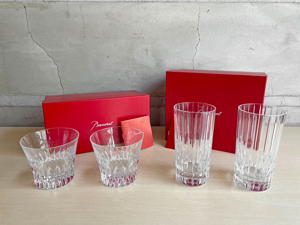 バカラ Baccarat ハーモニー harmony ハイボール グラス ペア 箱付き ・ ヴィータ VITA ロックグラス ペア 箱付き クリスタルフランス クリスタル 中古品 買い取りしました。