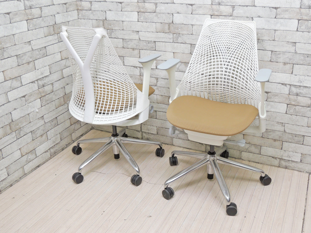 ハーマンミラー Herman Miller セイルチェア SAYL Chair デスクチェア イヴ・ベアール スタジオホワイト 定価￥112,200-  中古品 買い取りしました。