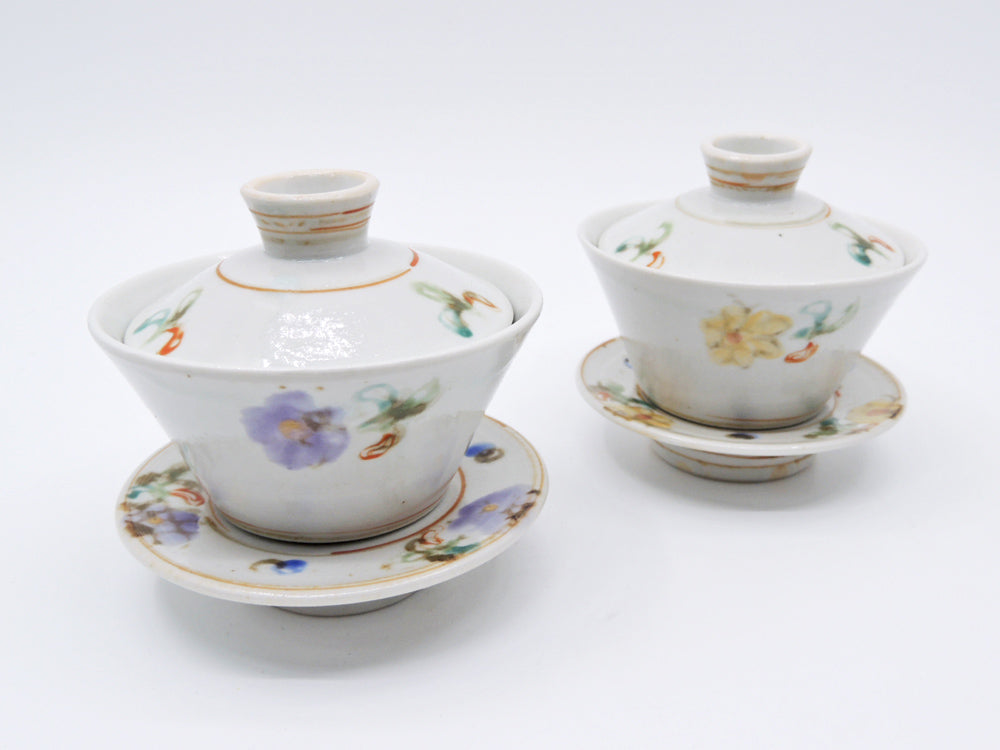 伊藤聡信 色絵 蓋付碗 茶碗 現代作家 中古品 買い取りしました。