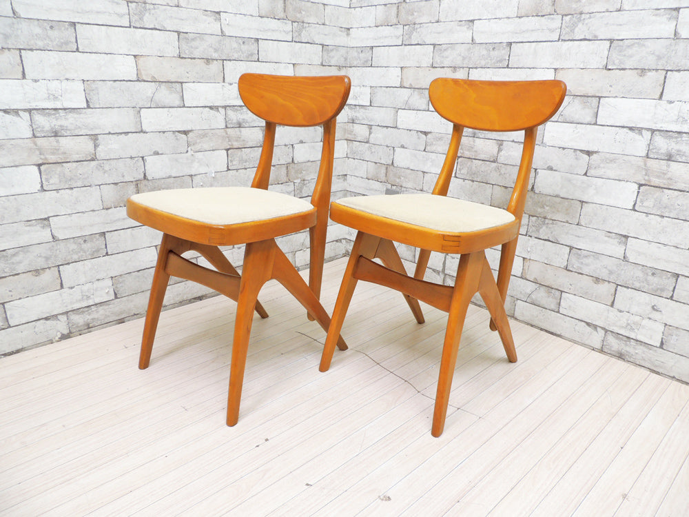 マルニ木工 maruni デルタチェア delta chair ダイニングチェア オールドマルニ アイボリーファブリック 中古品 買い取りしました。