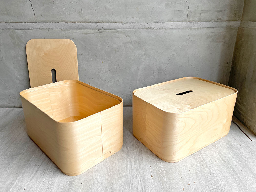 イッタラ iittala ヴァッカ Vakka プライウッドボックス スタッキング バーチ材 北欧 フィンランド 廃番 計2点 中古品 買い取りしました。