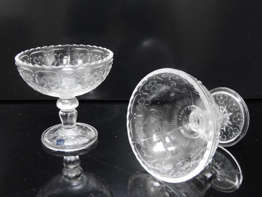 アラビア ARABIA ヌータヤルヴィ Nuutajarvi アピラ APIRA ガラス コンポート デザートカップ クリア オイバ・トイッカ 1970-80s ビンテージ 北欧食器 計2点   中古品 買い取りしました。