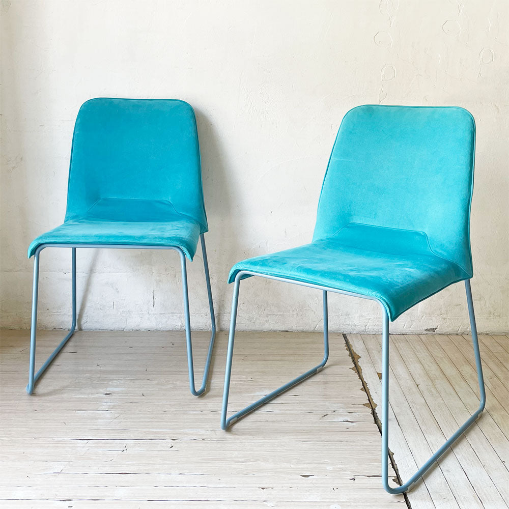 【下北沢店】カッシーナ Cassina ixc. メンブレン MEMBRANE スタッキングチェア ダイニングチェア ブルー イタリア 計2脚 買取させていただきました。