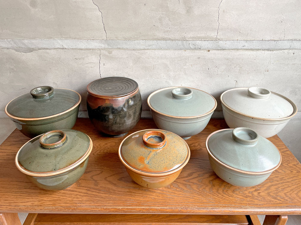 マルガレーテンヘーエ Keramische Werkstatt Margaretenhohe 李英才 蓋つき スープ碗  現代作家 未使用品 中古品 買い取りしました。