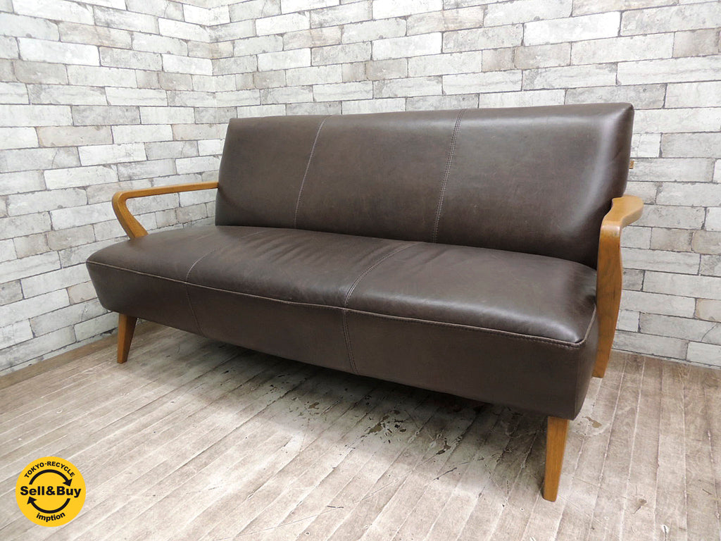 タブレザーワークス tabu Leather Works アクタ ソファ ACTA SOFA 3Ｐ クラッシュゲート CRASH GATE 中古品 買い取りしました。祖師ヶ谷大蔵店 出張買取もお任せ下さい。