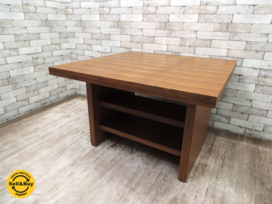 アクタス ACTUS オウン エフ OWN-F シリーズ WORK TABLE ワークテーブル W100 ウォールナット 参考価格：¥128,000- リビングテーブル ダイニングテーブル LDスタイル ～ リビングでもダイニングでも！ライフスタイルに合わせてフレキシブルに使えるテーブル！！ ～ 【 買取と販売とレンタルのお店 】