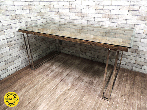 アスプルンド取扱 ASPLUND ファーイーストファニチャー FAR EAST FURNITURE  RAILWAY レイルウェイ ダイニングテーブル w160cm 定価22万【買取と販売とレンタルのお店】